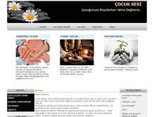 Tablet Screenshot of cocuksesi.com